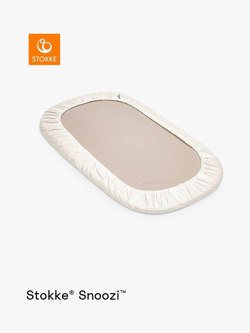 Stokke Snoozi fitted sheets pack of 2 in Vanilla and Dandelion, UK version
