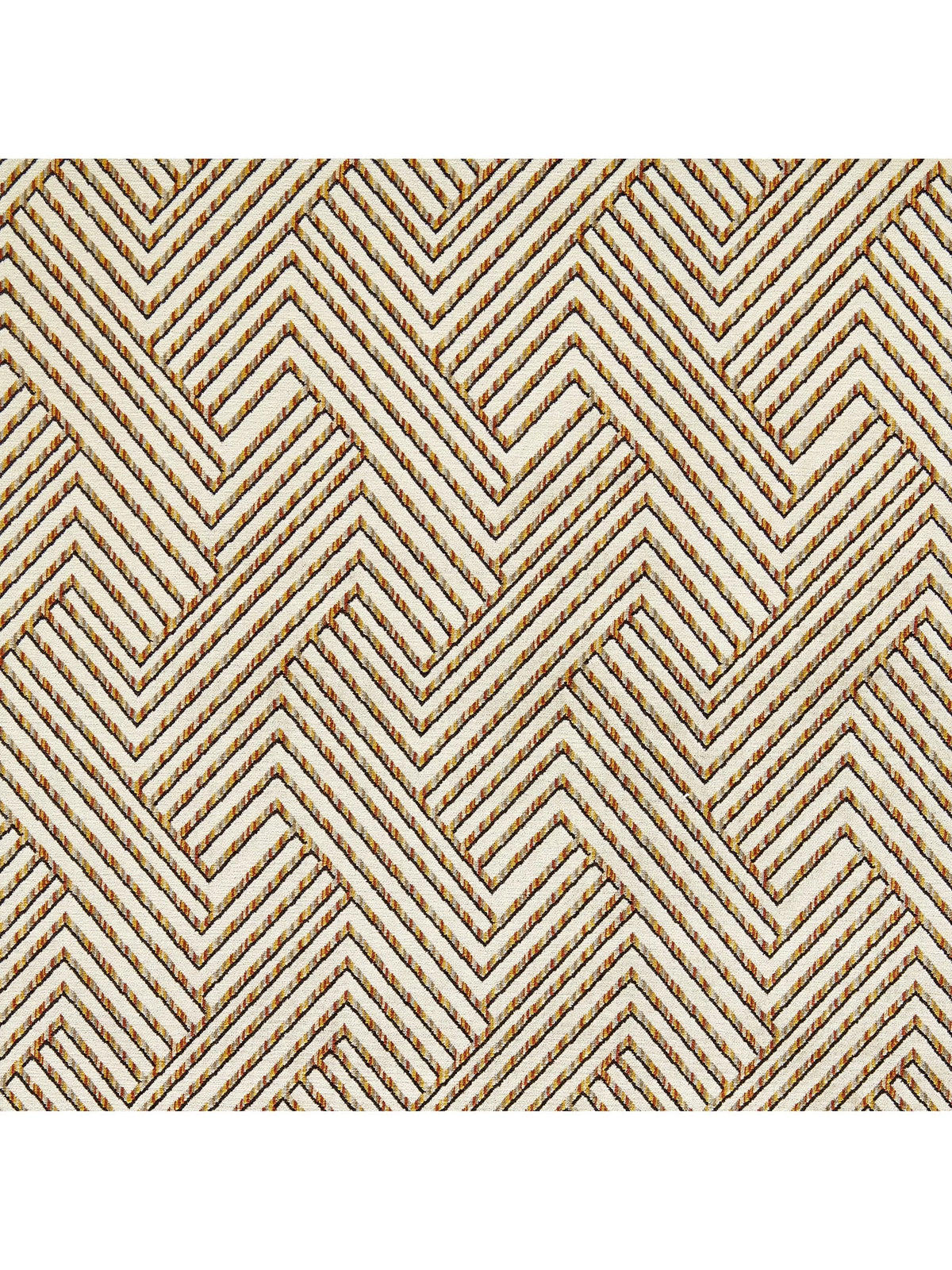 Clarke & Clarke Grassetto geometric velvet furnishing fabric, UK version
