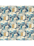 Clarke & Clarke Figura watercolour furnishing fabric, imported from the UK