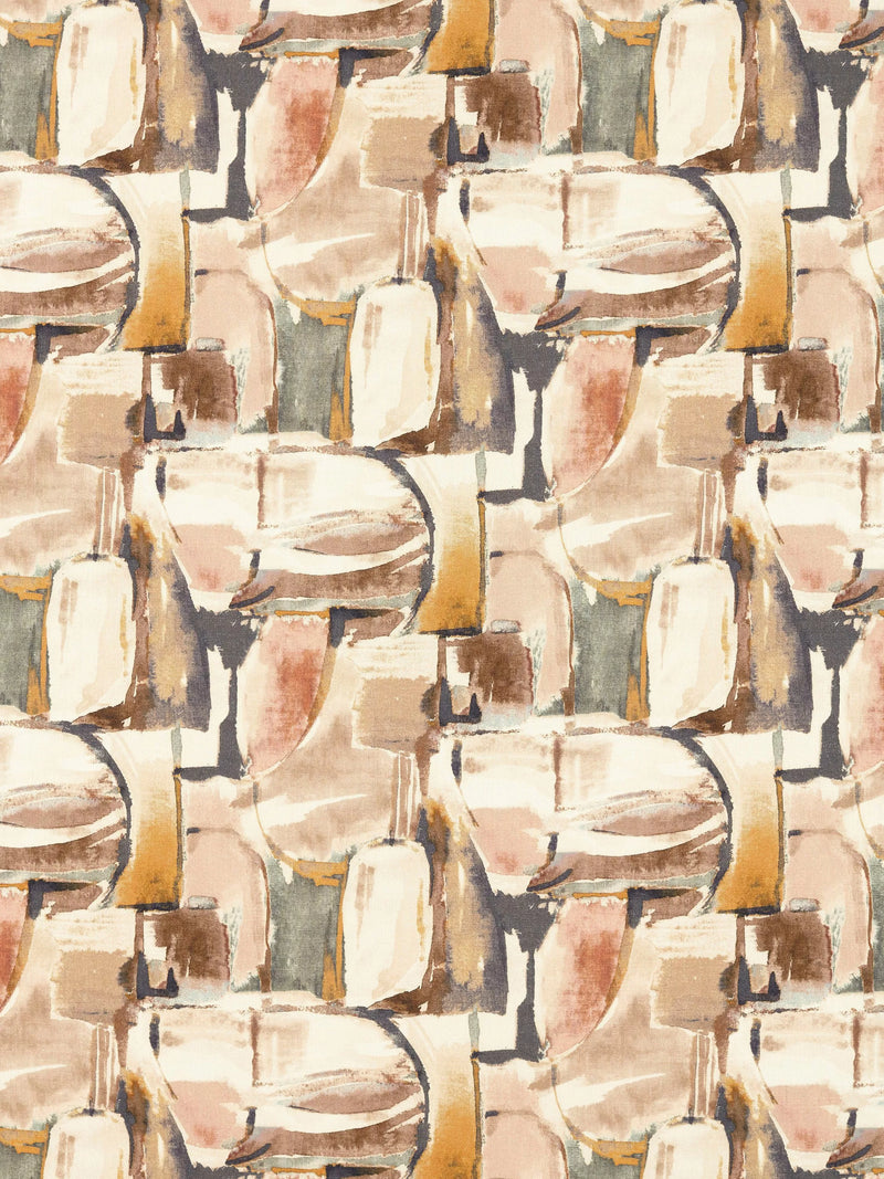 Clarke & Clarke Figura watercolour furnishing fabric, imported from the UK