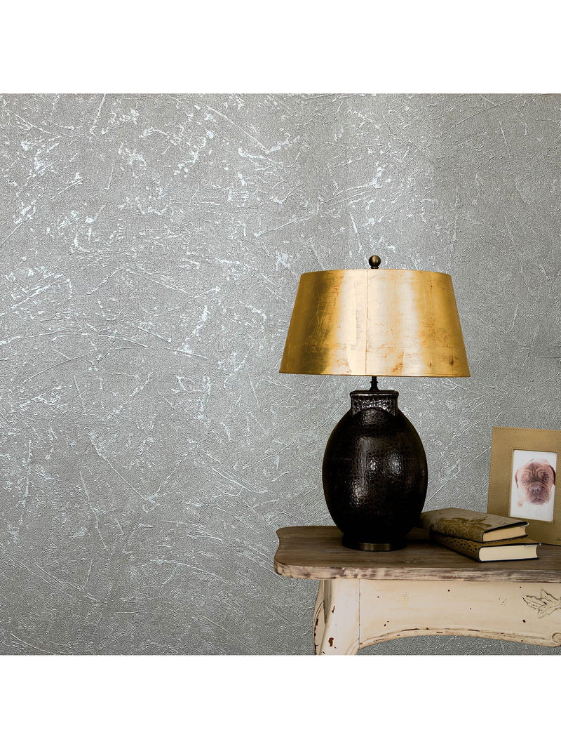 Galerie scratched texture wallpaper plain - imported from the UK