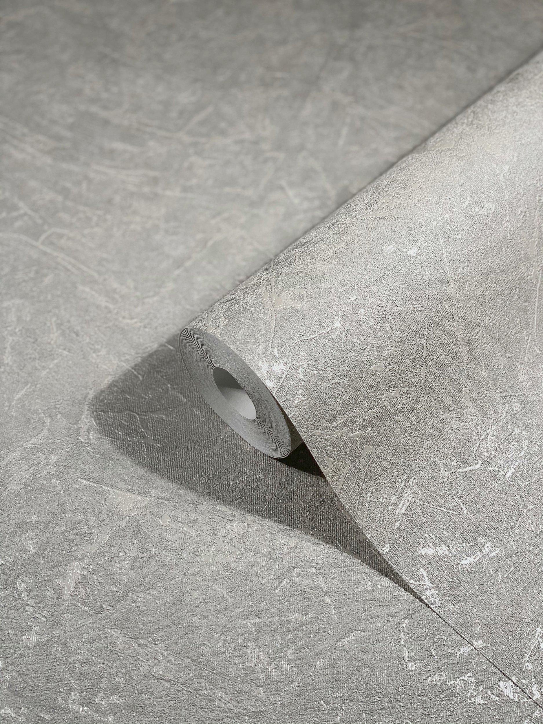 Galerie scratched texture wallpaper plain - imported from the UK