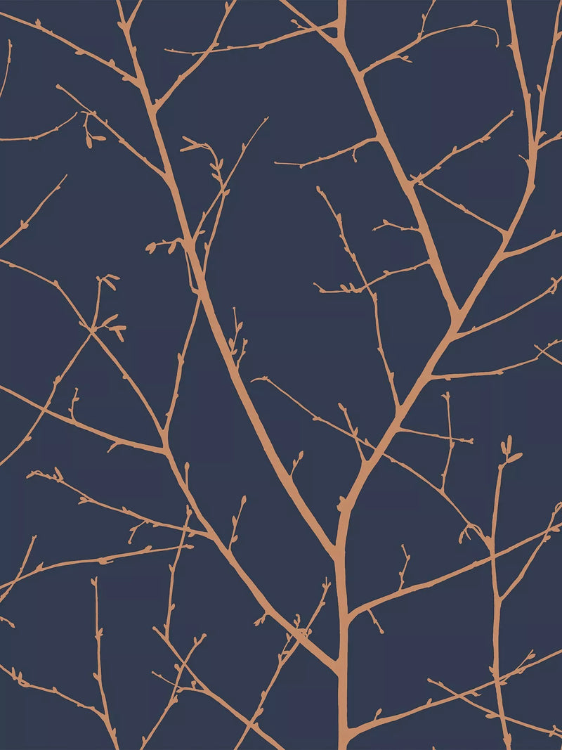 Graham & Brown Boreas Breathe Wallpaper Blue 10m x 52cm