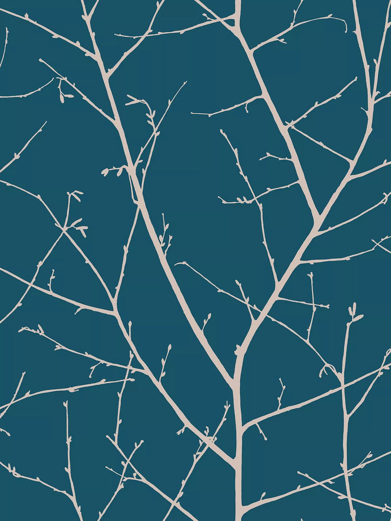 Graham & Brown Boreas Breathe Wallpaper Blue 10m x 52cm