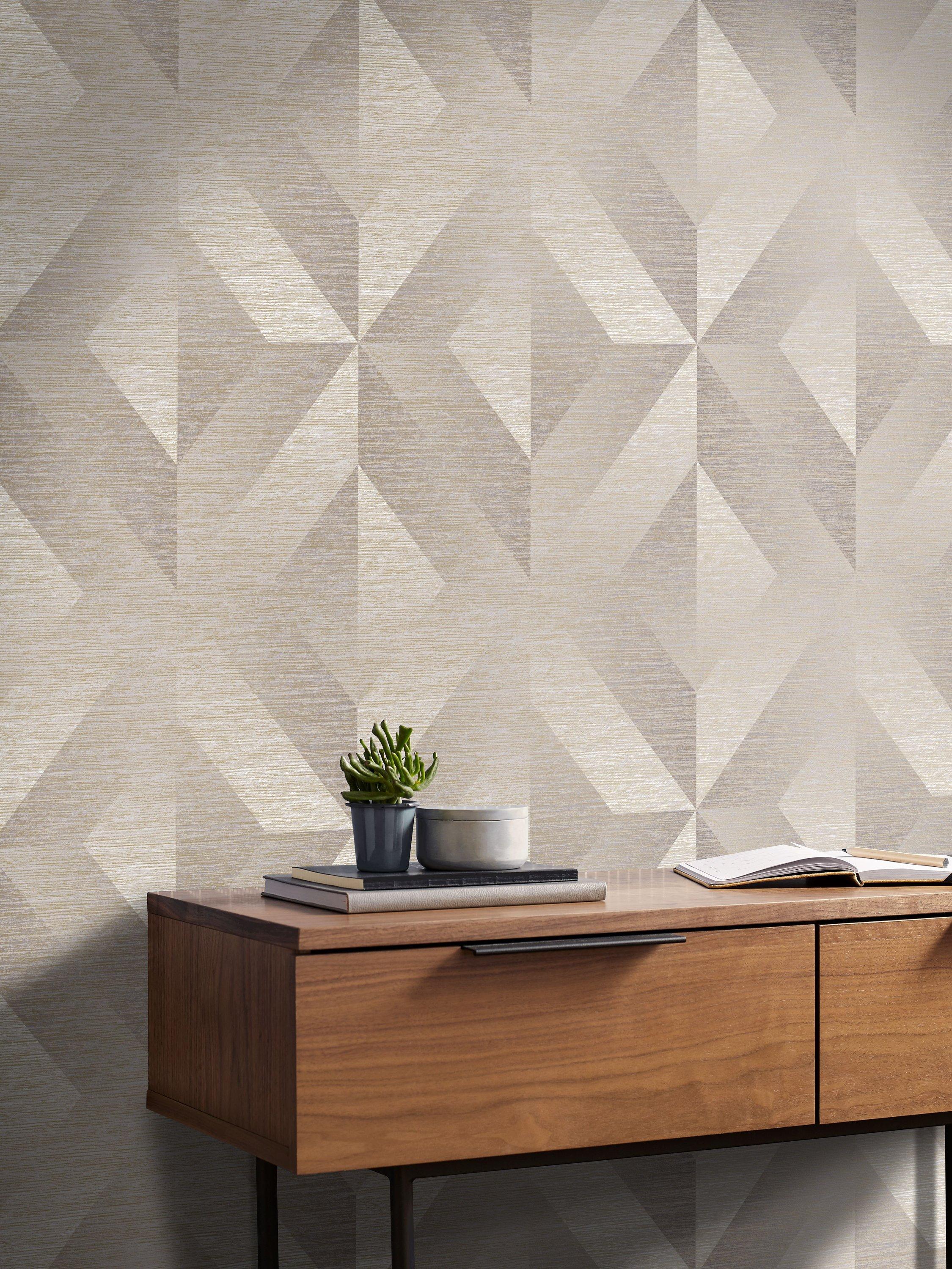 Graham & Brown Atelier geometric wallpaper 10m x 52cm, UK version
