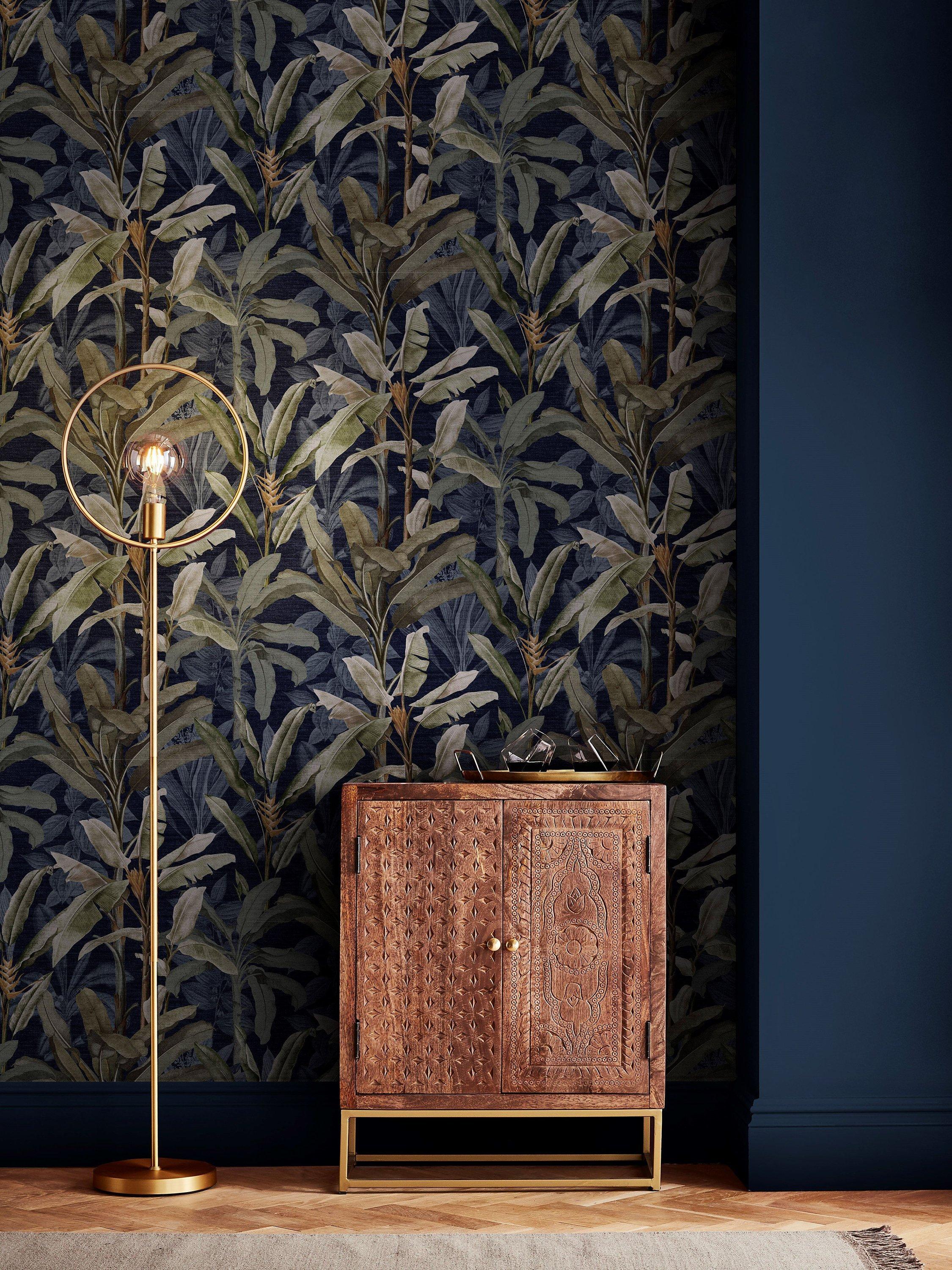 Graham & Brown Borneo Emerald wallpaper 10m x 52cm - British product