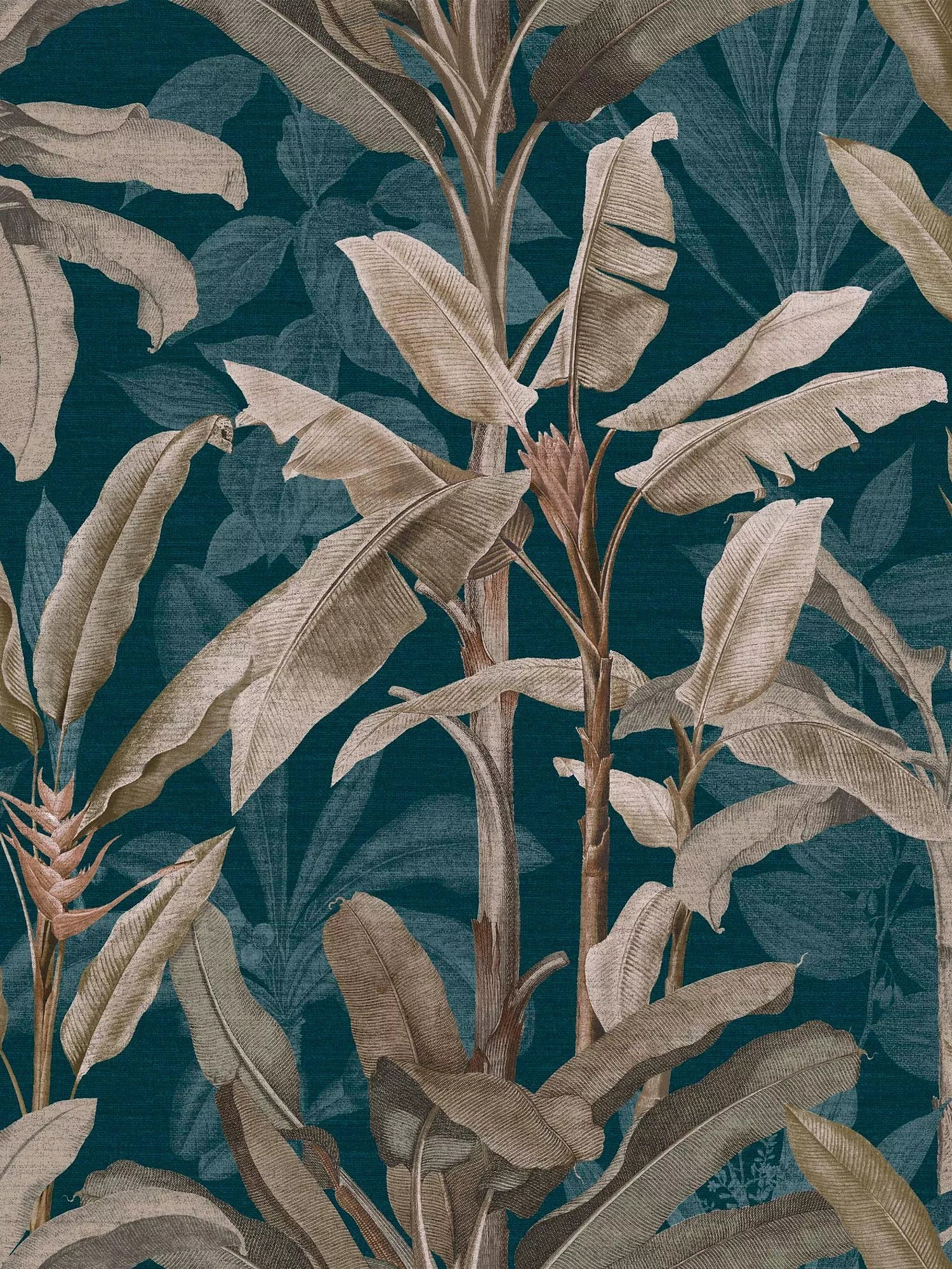 Graham & Brown Borneo Emerald Wallpaper Green 10m x 52cm