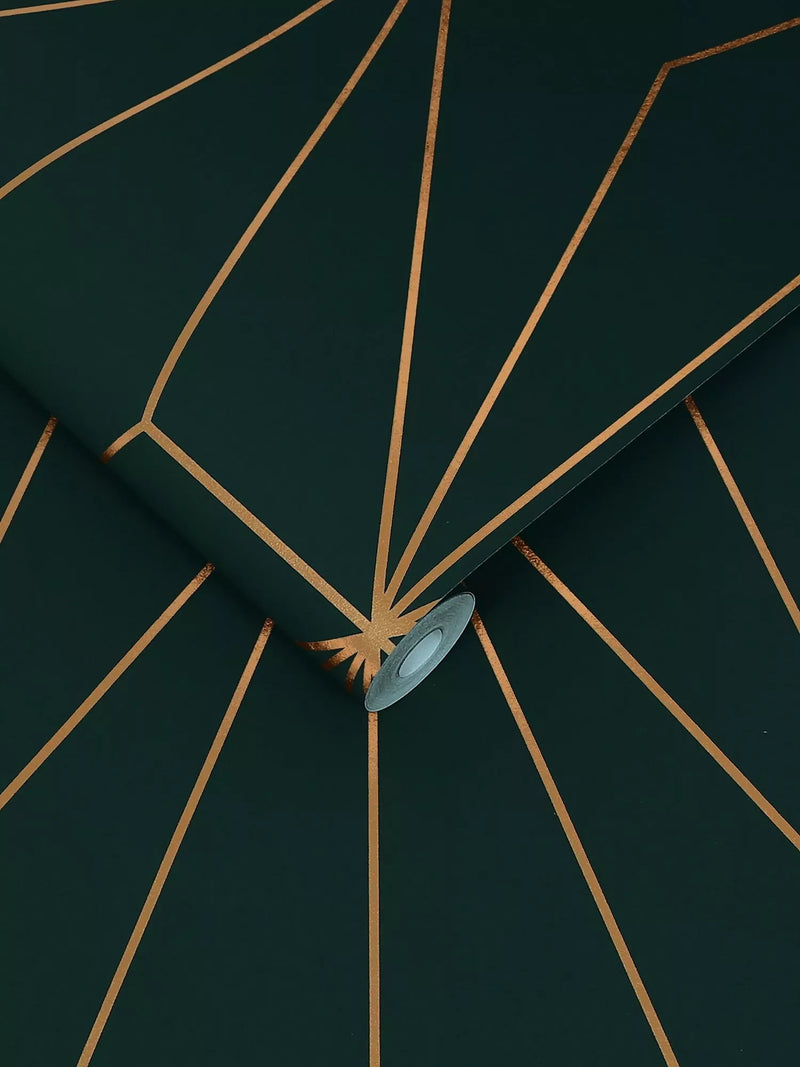 Graham & Brown Harmony geometric wallpaper (British brand)