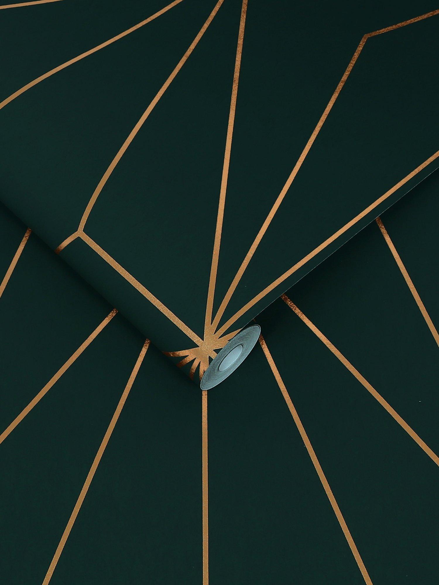 Graham & Brown Harmony geometric wallpaper (British brand)
