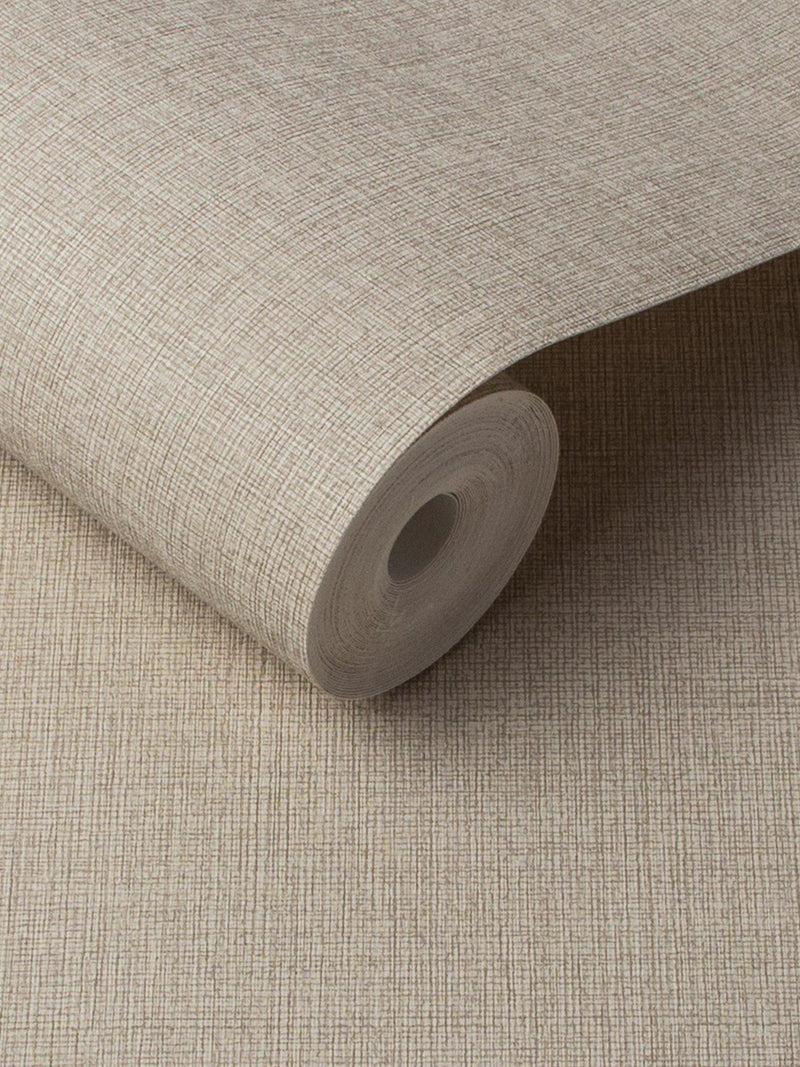 Graham & Brown linen wallpaper beige 10m x 52cm (British brand)