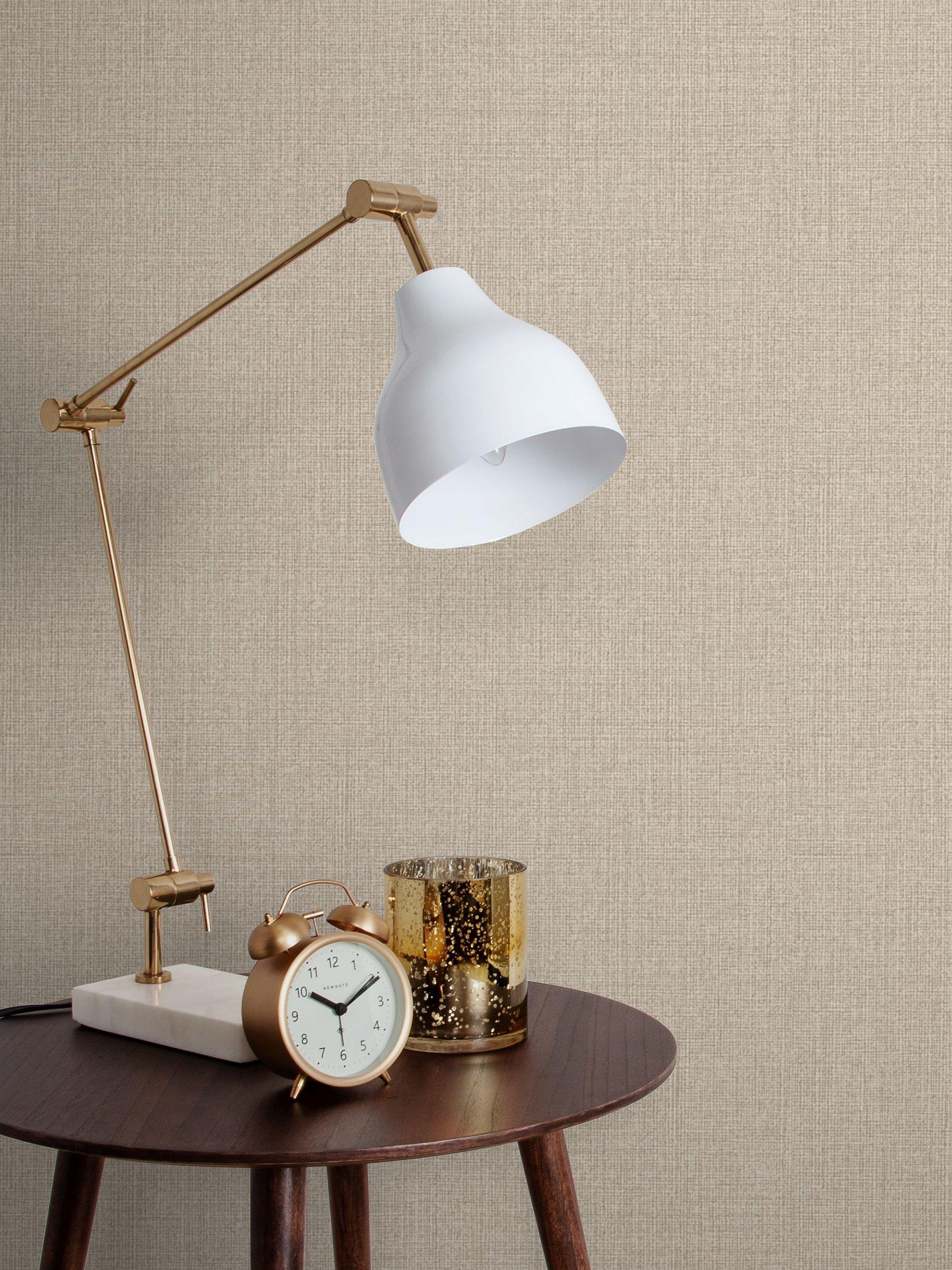 Graham & Brown linen wallpaper beige 10m x 52cm (British brand)