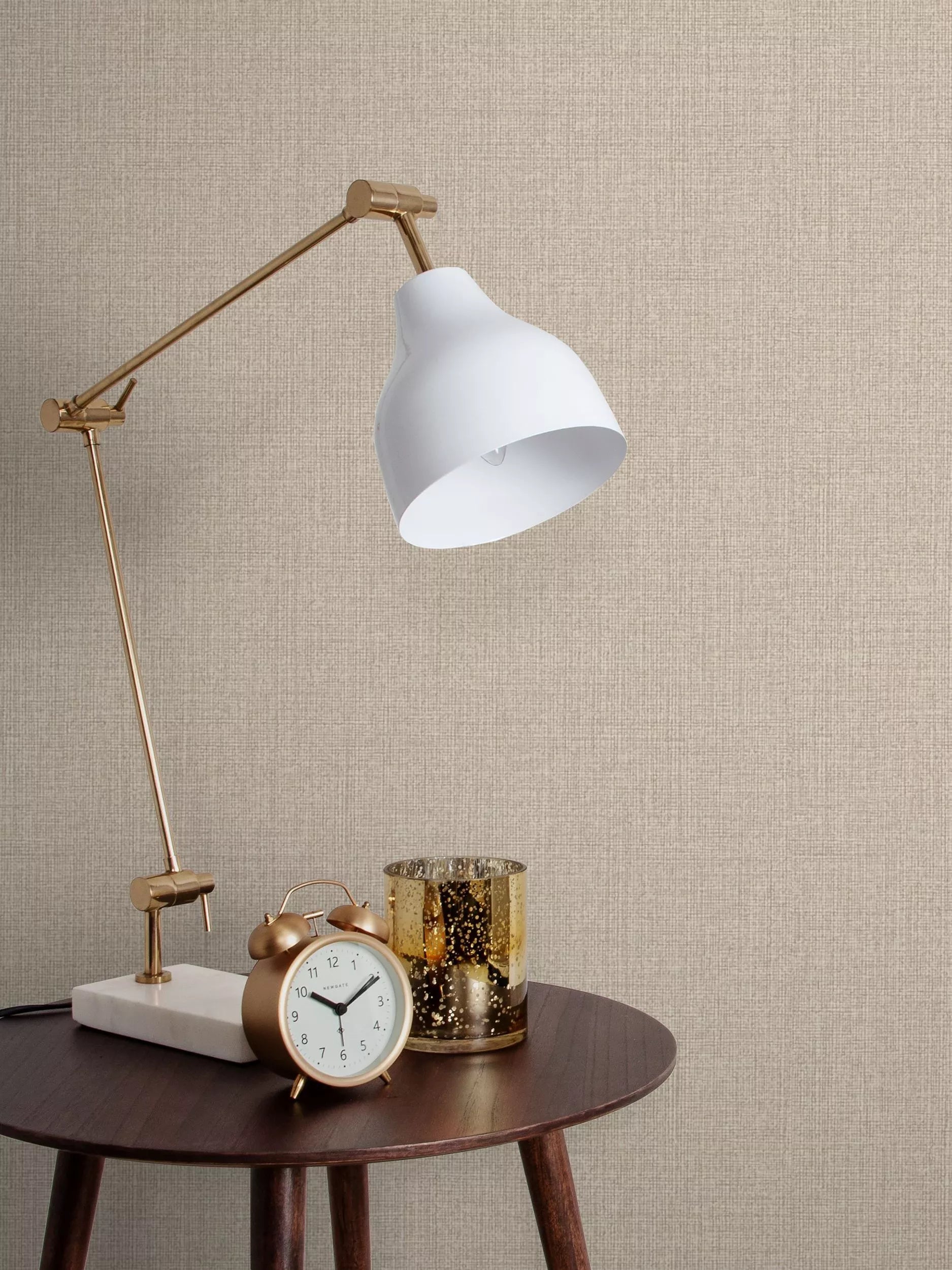Graham & Brown linen wallpaper beige 10m x 52cm (British brand)