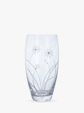 Dartington Crystal Glass Vase Glitz Daisy Clear 26cm - British product