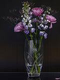 Dartington Crystal Glass Vase Glitz Daisy Clear 26cm - British product
