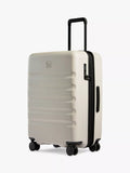 Antler Icon Stripe 4-Wheel 68cm Medium Expandable Suitcase, Medium Taupe