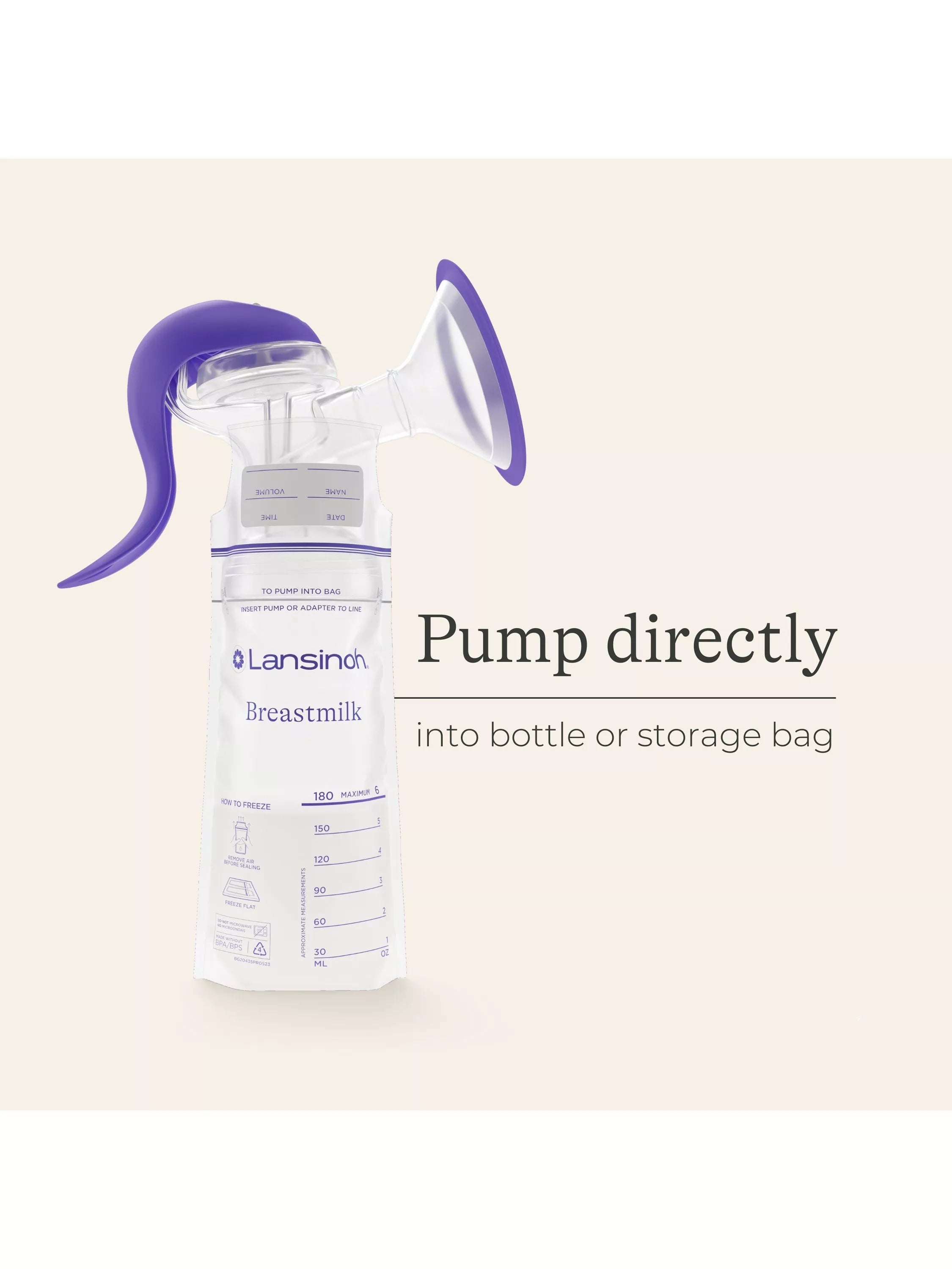 Lansinoh manual breast pump, UK version