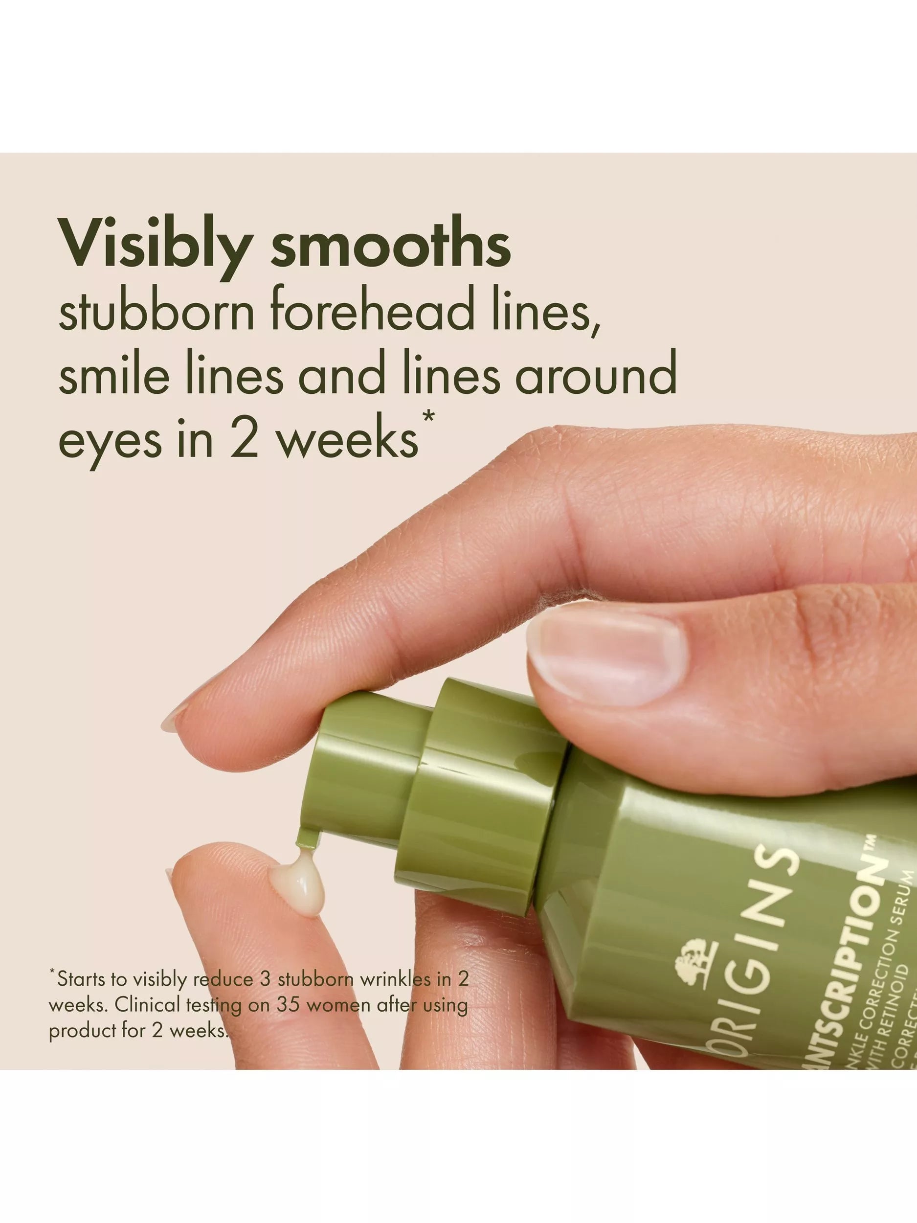 Origins Plantscription wrinkle correction serum with retinoid 50ml, UK version