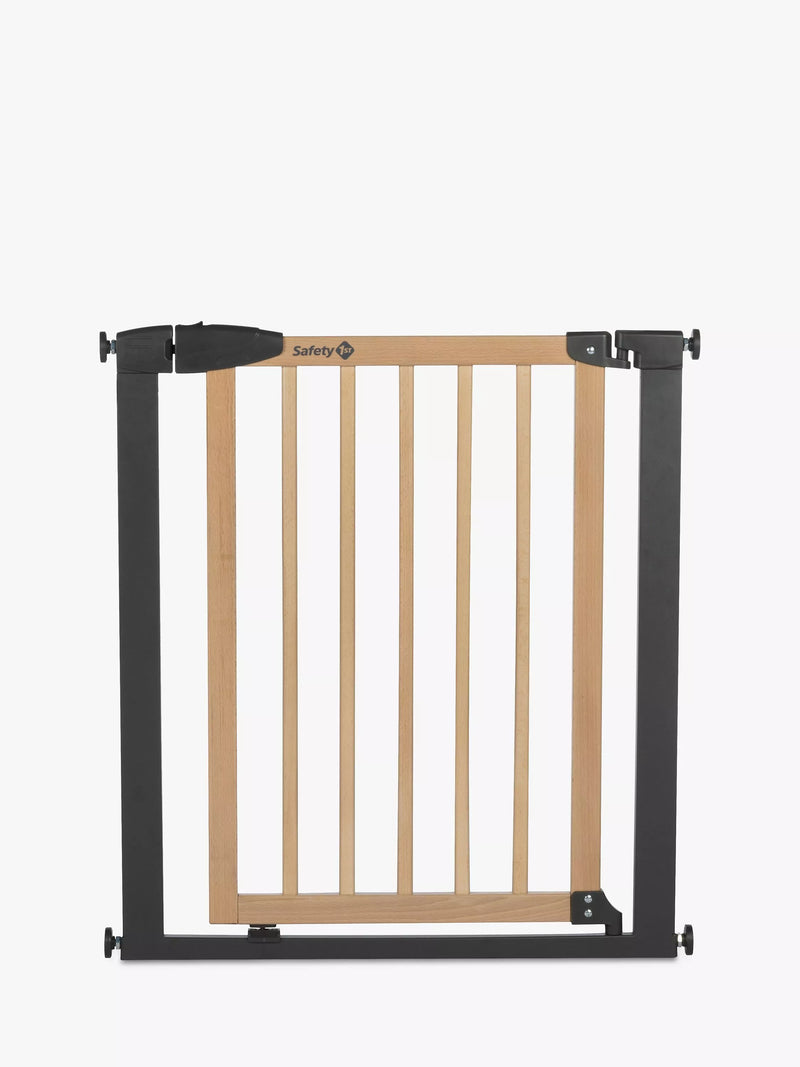 Safety 1st safety gate Natural Graphite design (British brand)