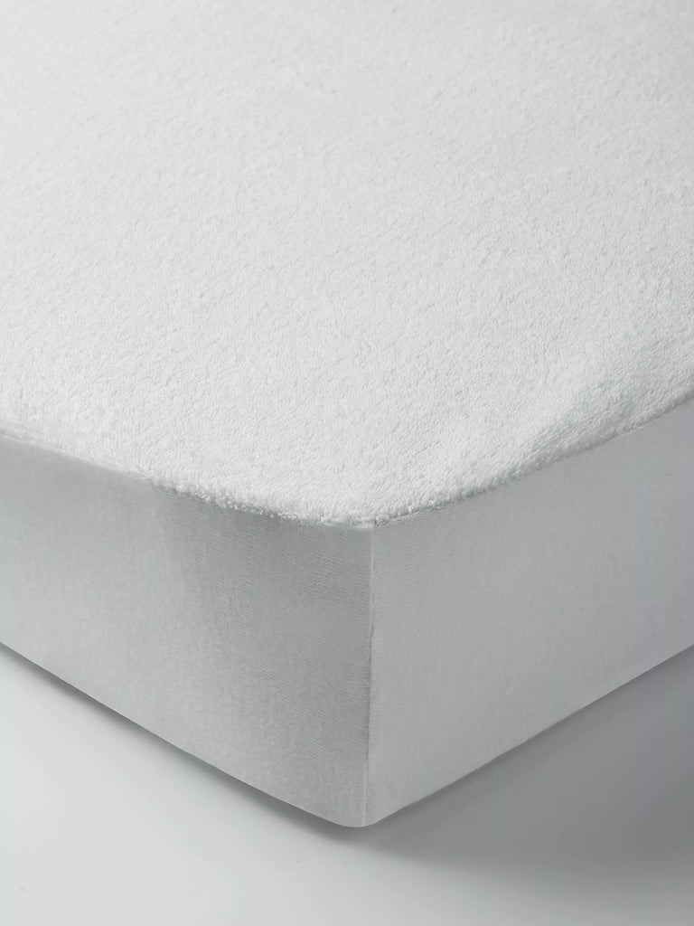 John Lewis ANYDAY Micro-Fresh®  Waterproof Terry Towelling Mattress Protector, Cot