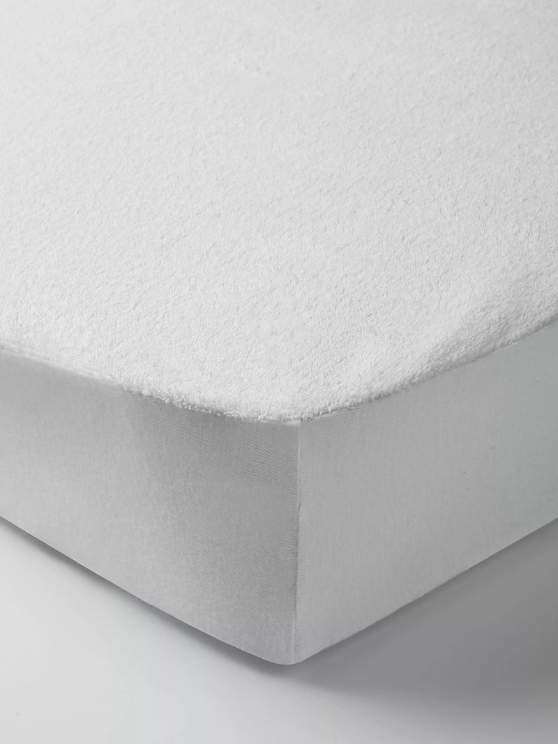 John Lewis Micro-Fresh waterproof mattress protector for cotbed, imported from the UK