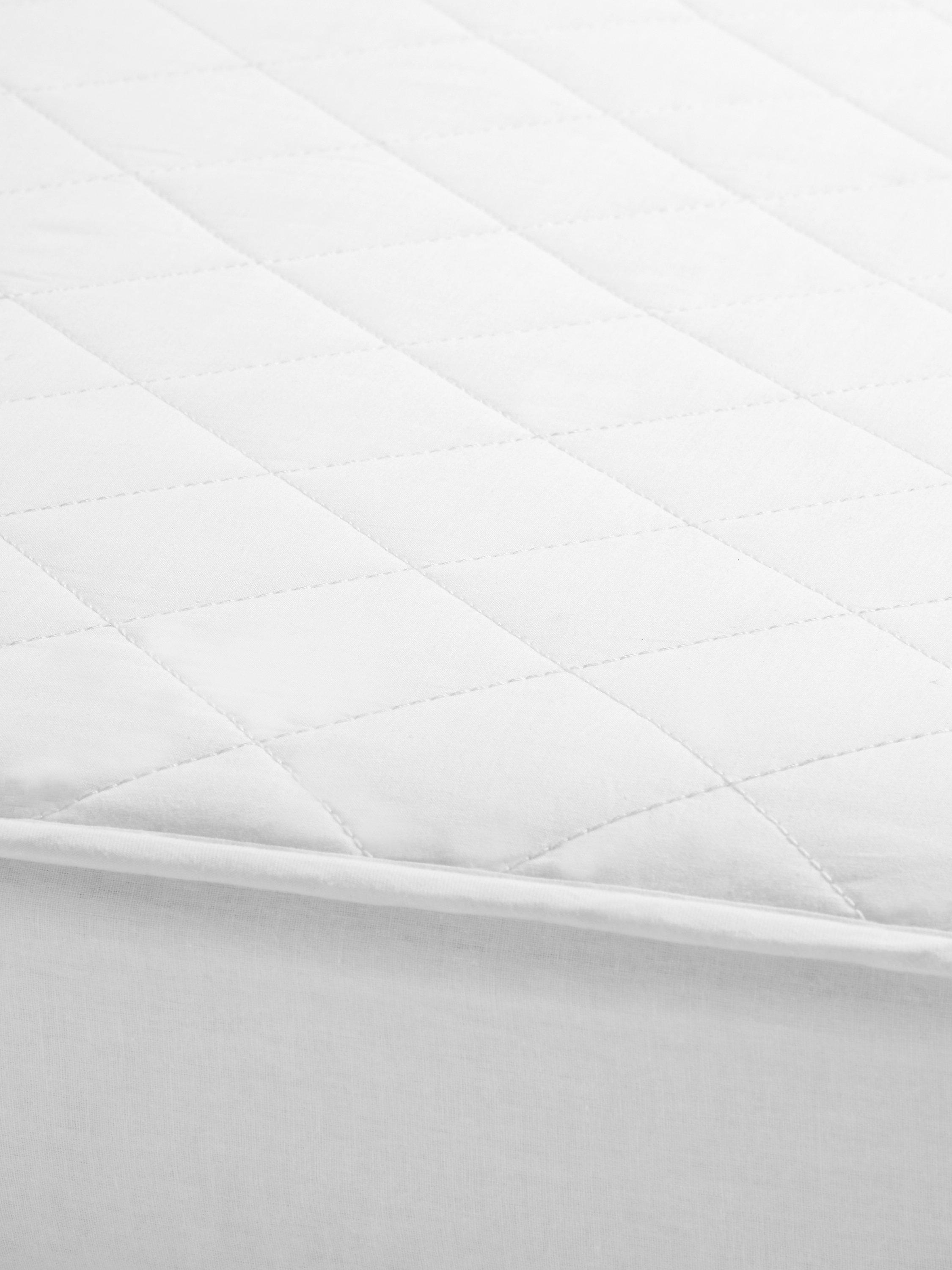 John Lewis pure cotton cot mattress protector, imported from the UK