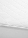 John Lewis pure cotton cotbed mattress protector white, UK version