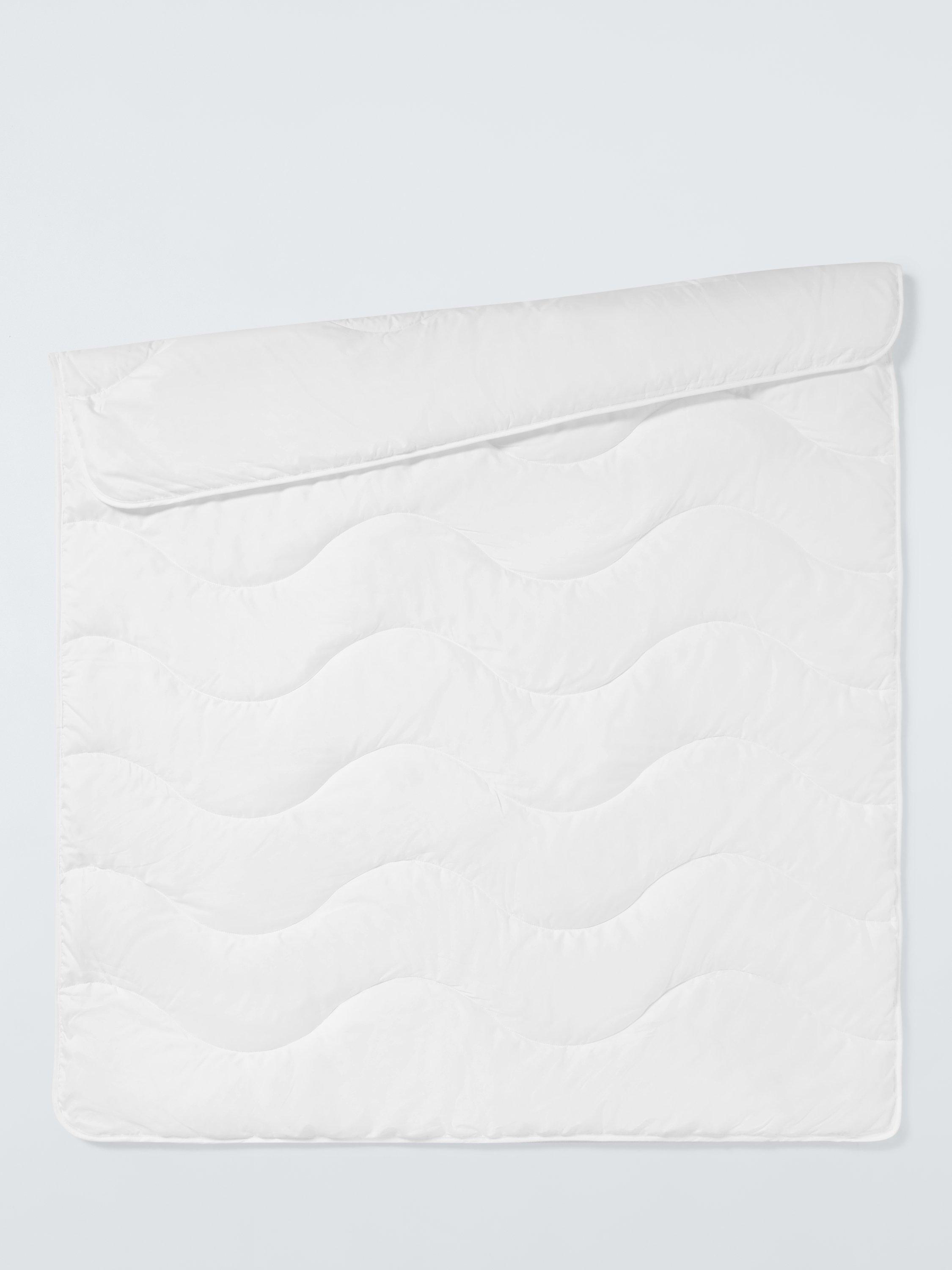 John Lewis toddler duvet set, 4 Tog, White, Cotbed, UK version
