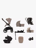 Nuna MIXX Next Pushchair, MIXX Next Carrycot & ARRA Next i-Size Car Seat with Base Next Generation Bundle