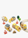Le Toy Van wooden construction vehicle set, UK version