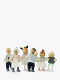 Le Toy Van poseable wooden doll family set with 7 figures, UK version