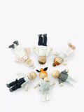 Le Toy Van poseable wooden doll family set with 7 figures, UK version