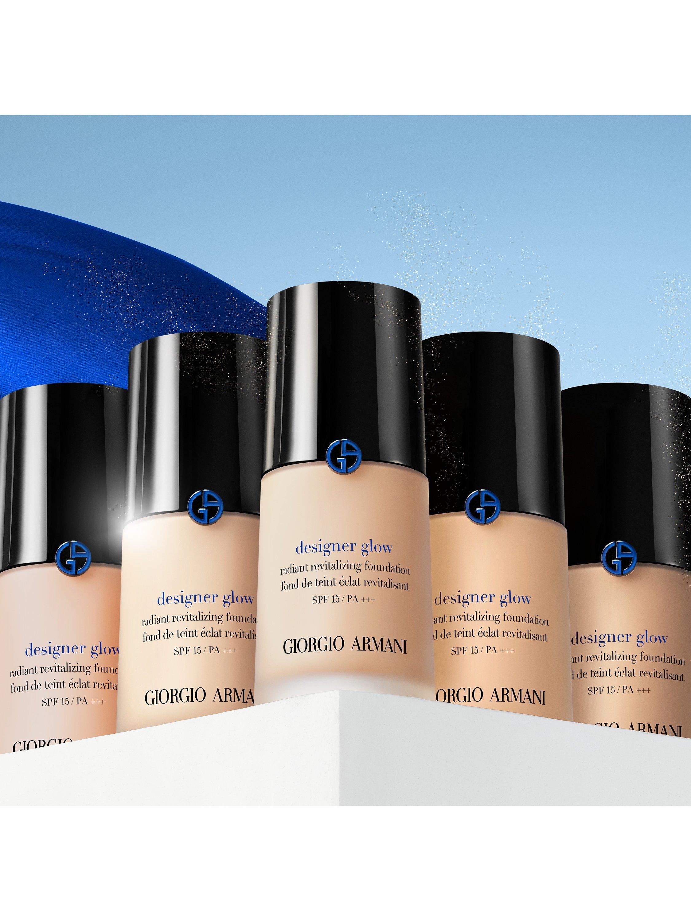 Giorgio Armani Designer Glow Radiant Revitalising Foundation, UK version