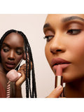 Lancôme soft blurred matte lipstick rose gold packaging , UK version