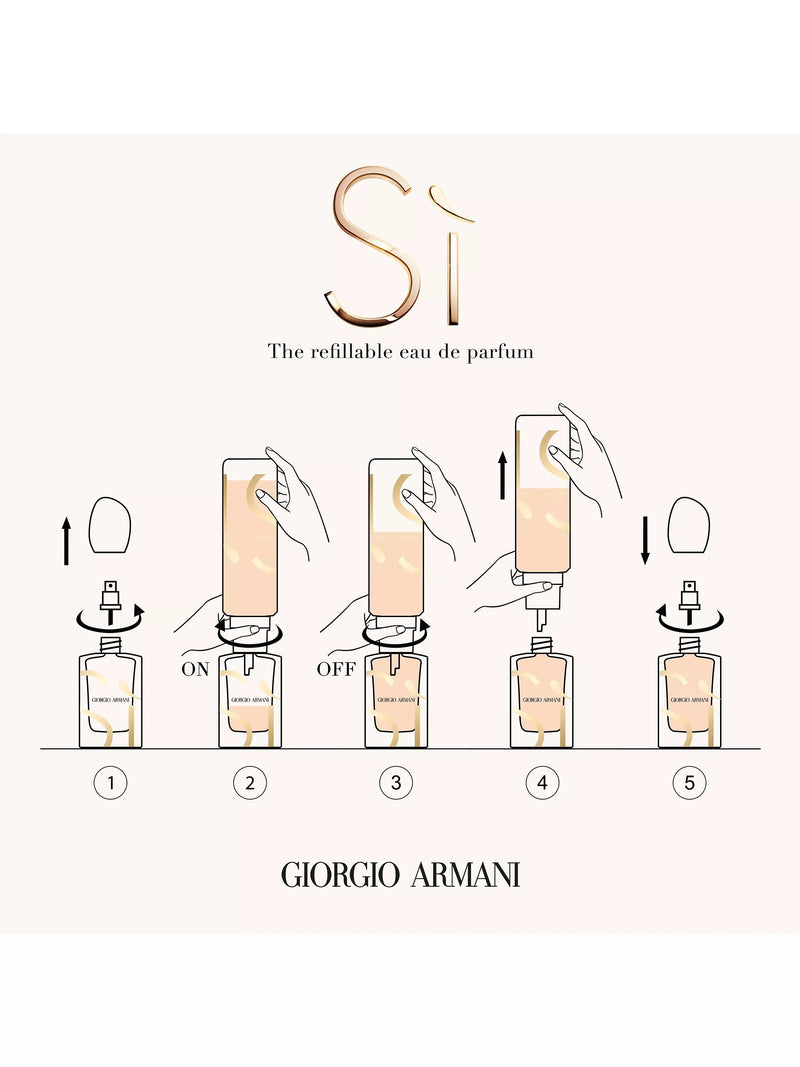 Giorgio Armani Sì Eau de Parfum refill 100ml (British brand)