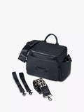 BabaBing Isla Vegan Leather Changing Bag Black - British product