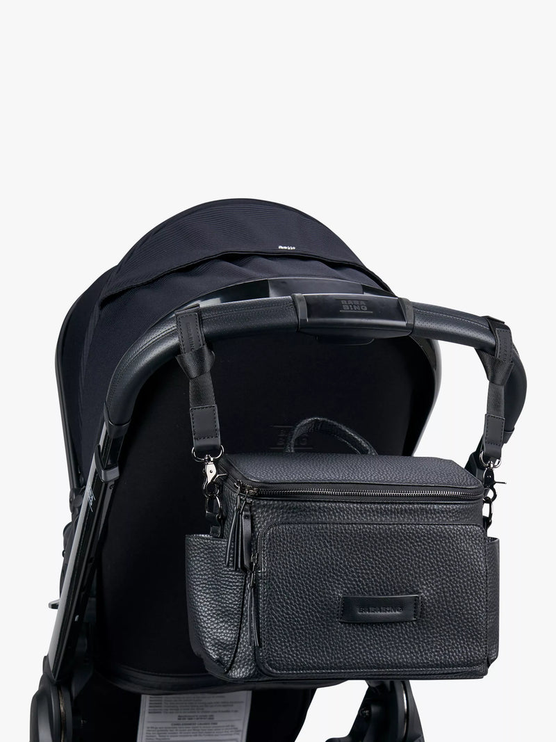 BabaBing Isla Vegan Leather Changing Bag Black - British product