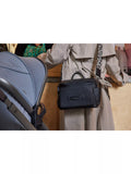 BabaBing Isla Vegan Leather Changing Bag Black - British product