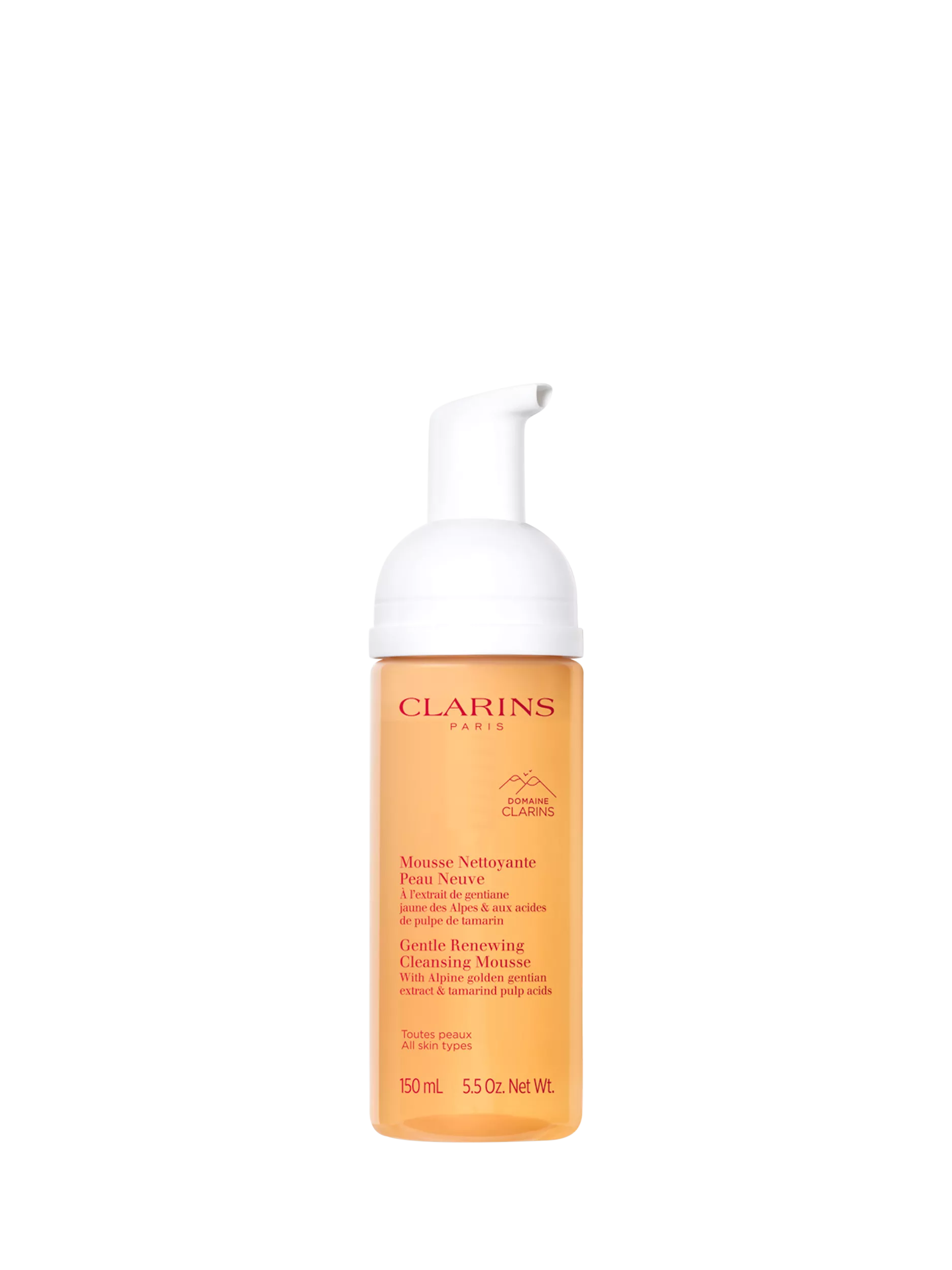 Clarins Gentle Renewing Cleansing Mousse 150ml - British product