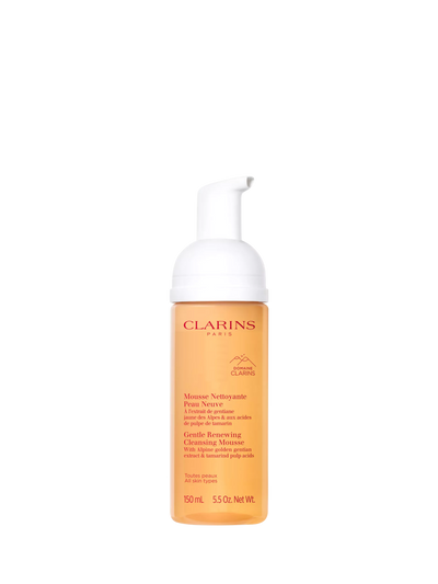 John Lewis Clarins Gentle Renewing Cleansing Mousse Facial Cleanser 150ml- Buy online at McGrocer