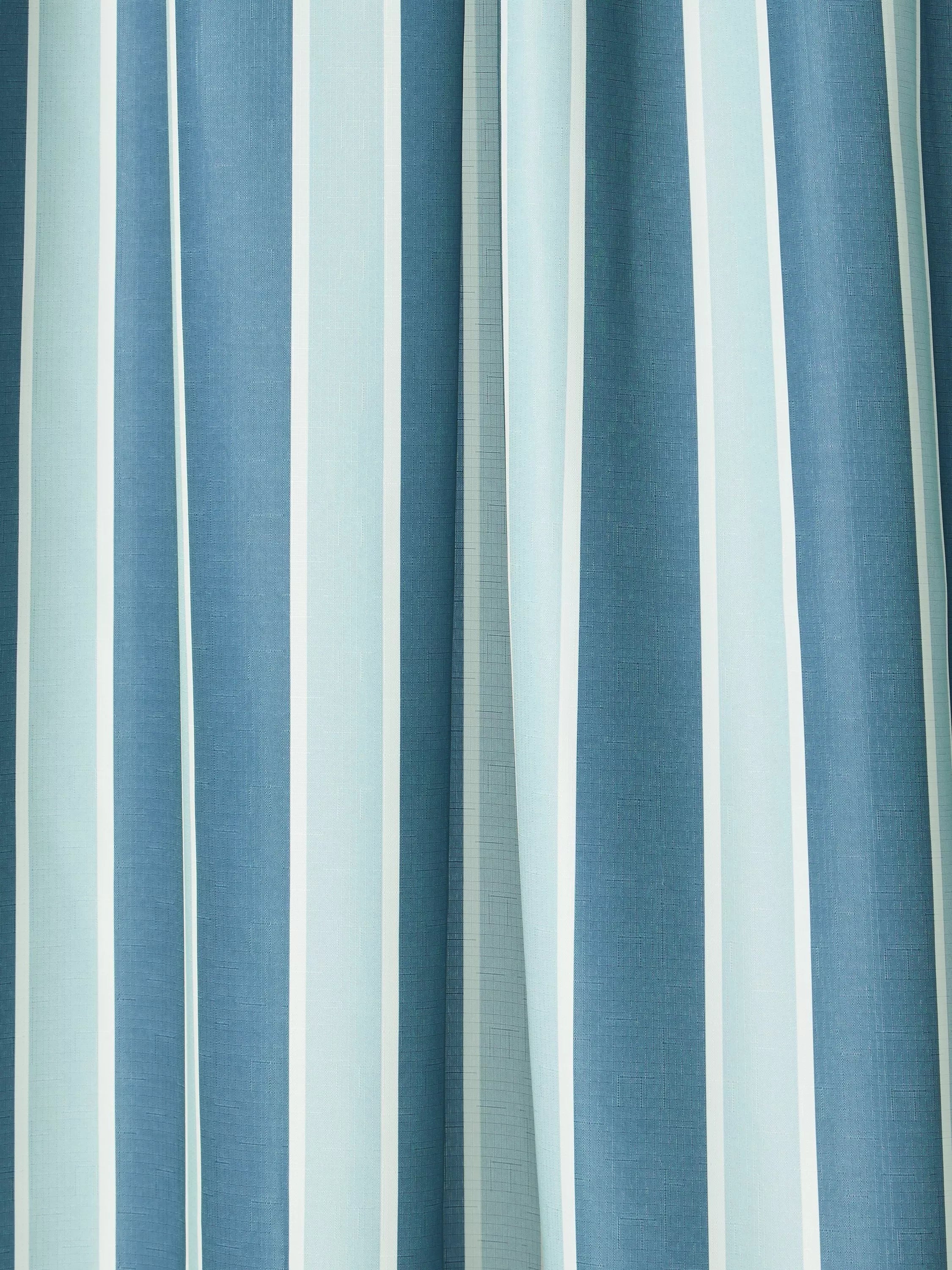 John Lewis double stripe navy shower curtain 180x180cm - British product