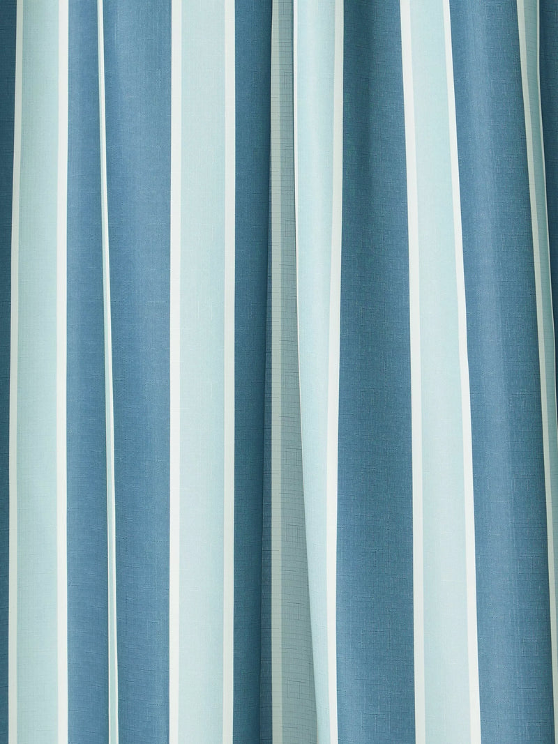 John Lewis double stripe navy shower curtain 180x180cm - British product