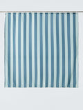 John Lewis double stripe navy shower curtain 180x180cm - British product