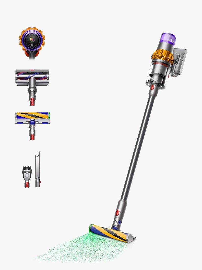 Dyson cordless vacuum cleaner V15 Detect Absolute in yellow and nickel - British product