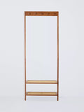 John Lewis bamboo leaning clothes rail cherry wood (British brand)