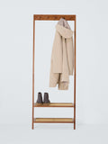 John Lewis bamboo leaning clothes rail cherry wood (British brand)