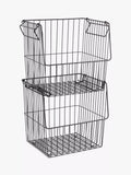 John Lewis stacking wire storage basket large, UK version