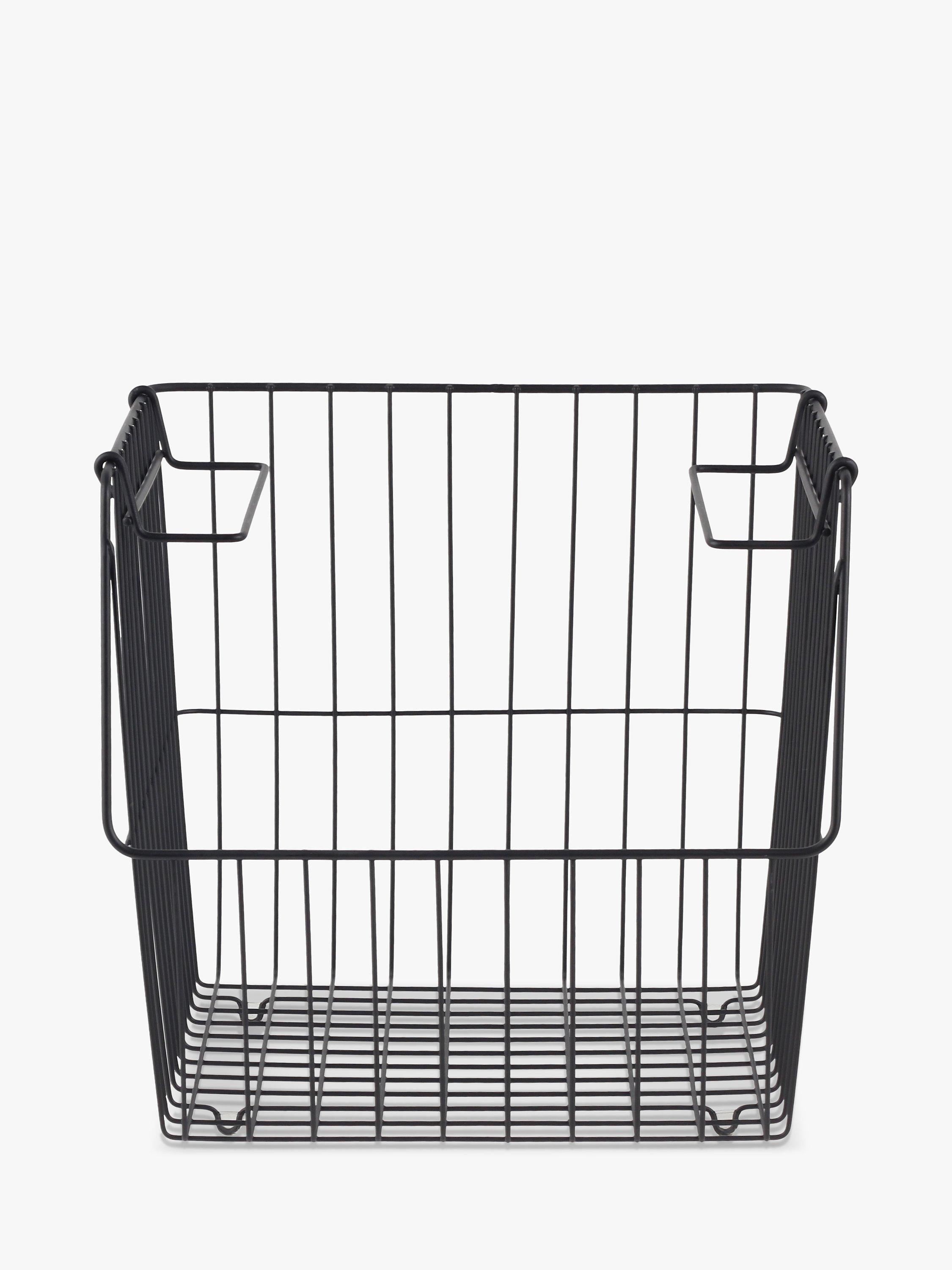 John Lewis stacking wire storage basket large, UK version