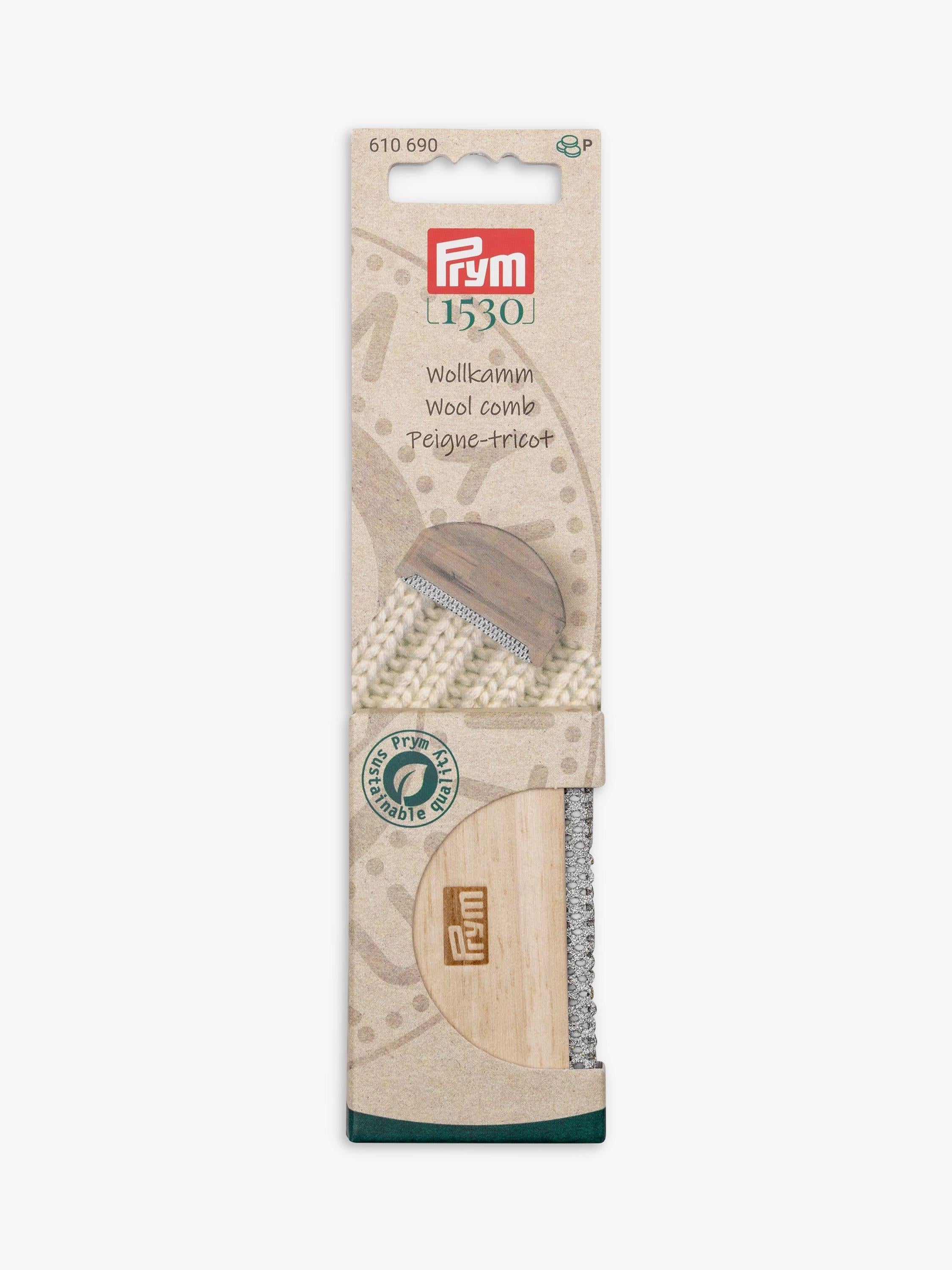 Prym wool comb wooden tool 7.6cm (British brand)