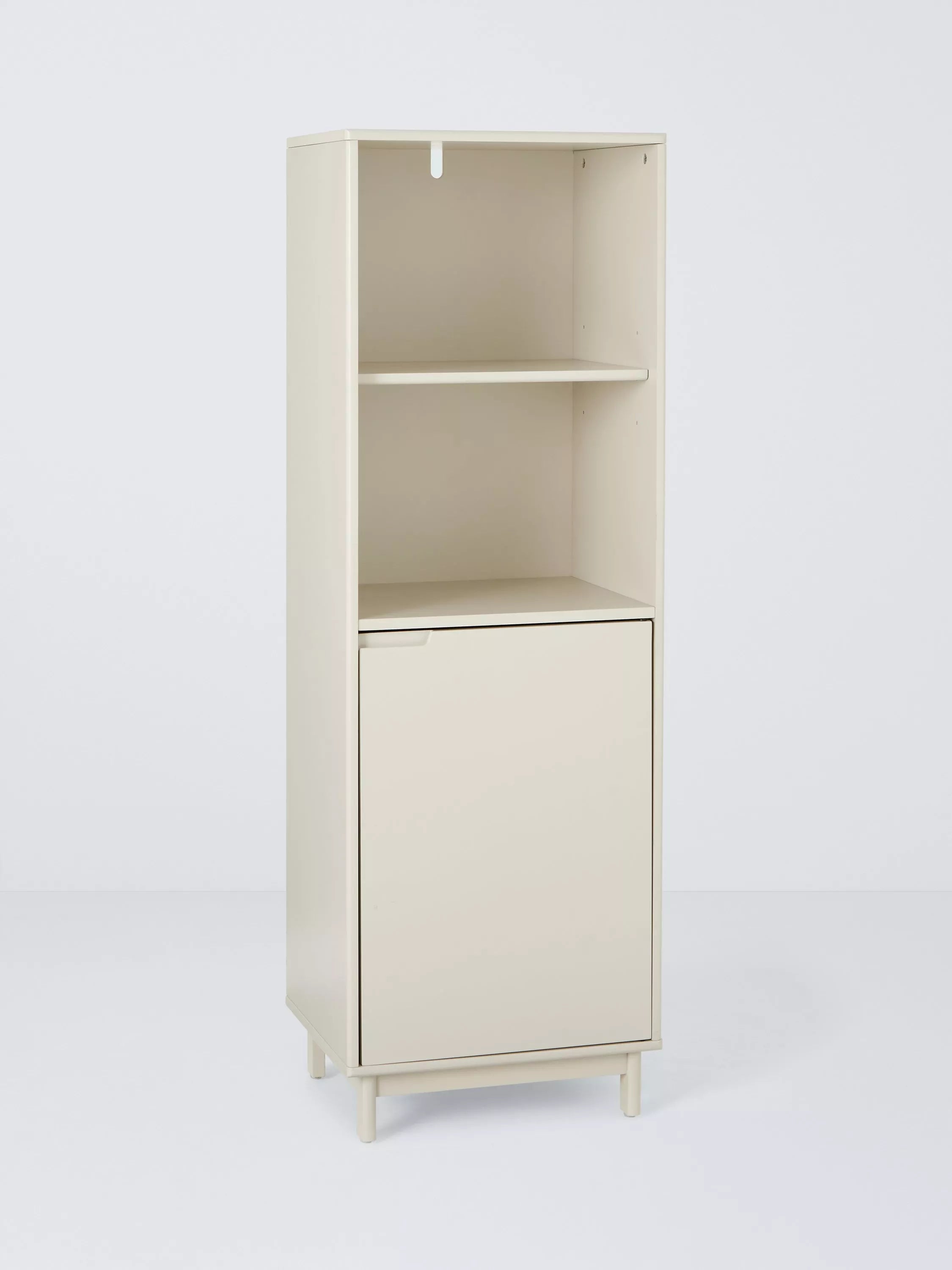 John Lewis Format Narrow bookcase in greige (British brand)