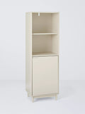 John Lewis Format Narrow bookcase in greige (British brand)